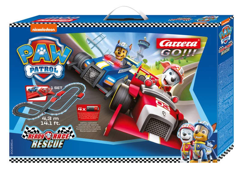 Carrera GO!!! PAW Patrol Ready Race & Rescue - Rennauto- & Schienen-Set - 5 Jahr(e) - Mehrfarbig