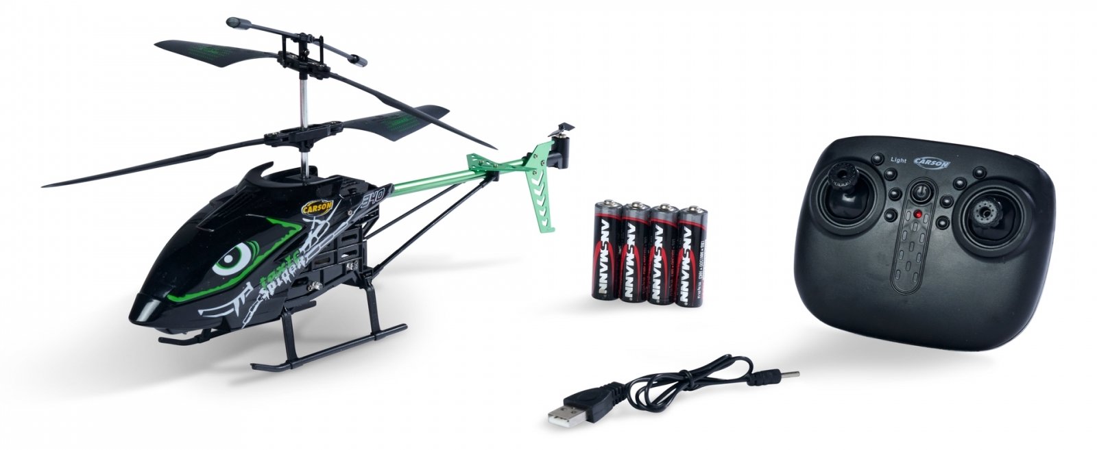 Carson RC Toxic Spider 340 - Helikopter - Lithium Polymer (LiPo)