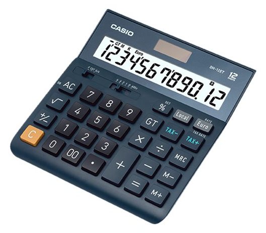 Casio DH-12ET - Desktop-Taschenrechner - 12 Stellen