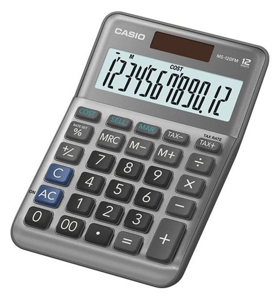Casio MS-120FM - Desktop-Taschenrechner - 12 Stellen