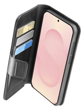 Cellularline Book Agenda 2 Case für Samsung S25 Edge Black von LumaTech