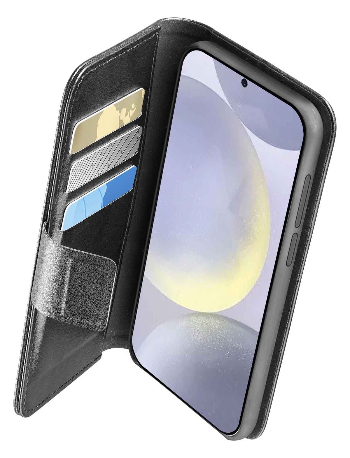 Cellularline Book Agenda 2 Case für Samsung S25+ Black BOOKAG2GALS25PLK
