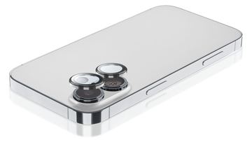Cellularline Camera Lens Protection Ring iPhone 16/Plus Clear von LumaTech