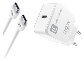 Cellularline Netzteil - 30 Watt - PD (24 pin USB-C) von LumaTech