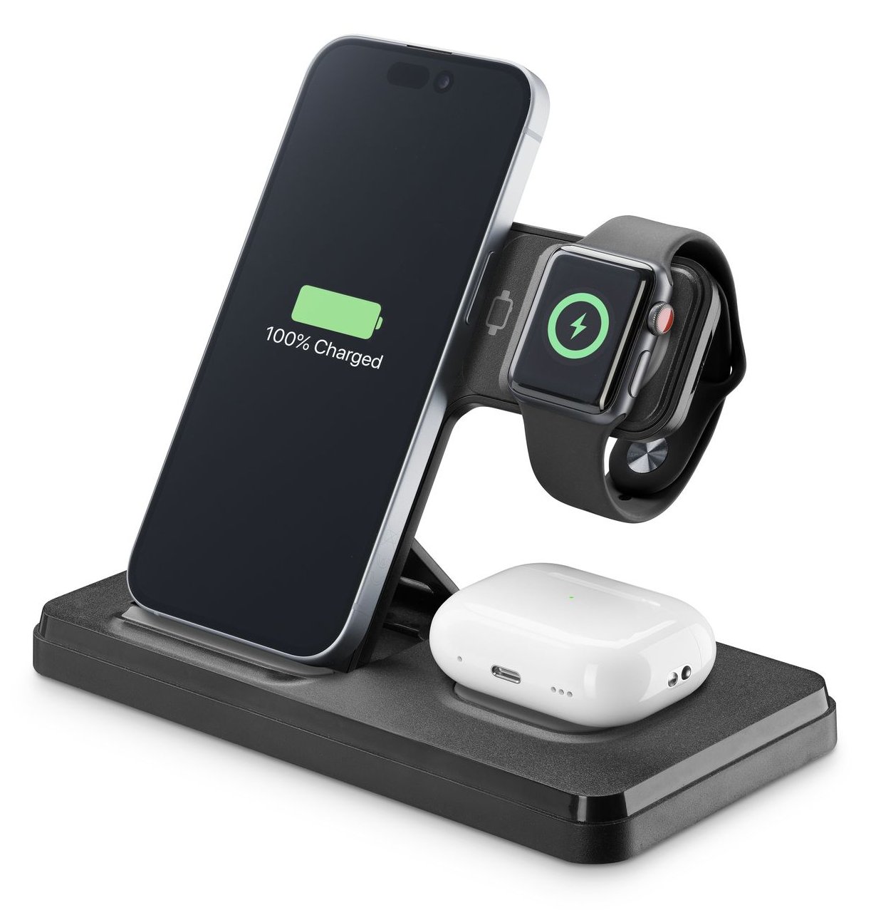 Cellularline Triple Wireles Charger 3in1 Black