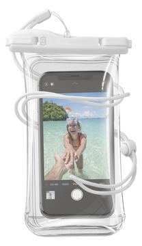 Cellularline Voyager - Universal Wasserfeste Schutzhülle für Smartphones - Beuteltasche - Universal - 80 x 165 mm - Weiß von LumaTech