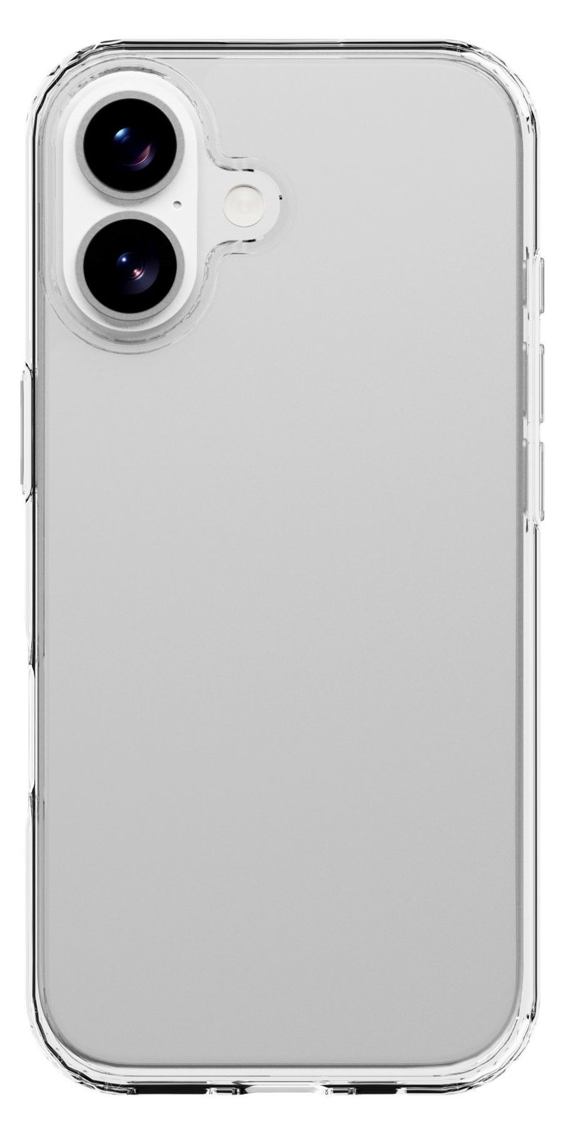 Cellularline Clear Protect - iPhone 17 Starre Schutzhülle mit Gummirändern