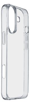 Cellularline Clear Strong - iPhone 16 Plus Starre Schutzhülle mit Gummirändern von LumaTech