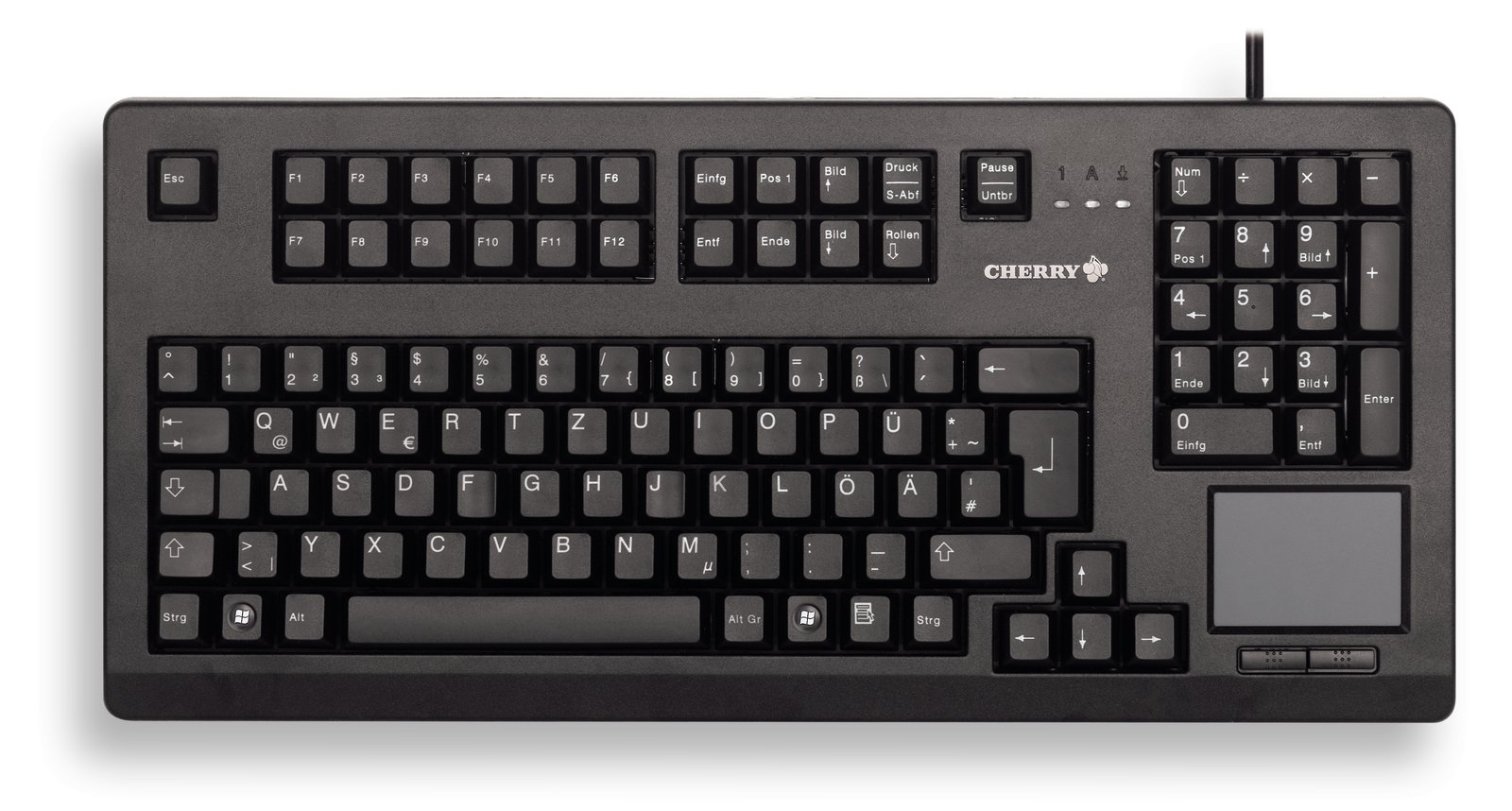 Cherry Advanced Performance Line TouchBoard G80-11900 - TL: Deutsch, QWERTZ - Schwarz