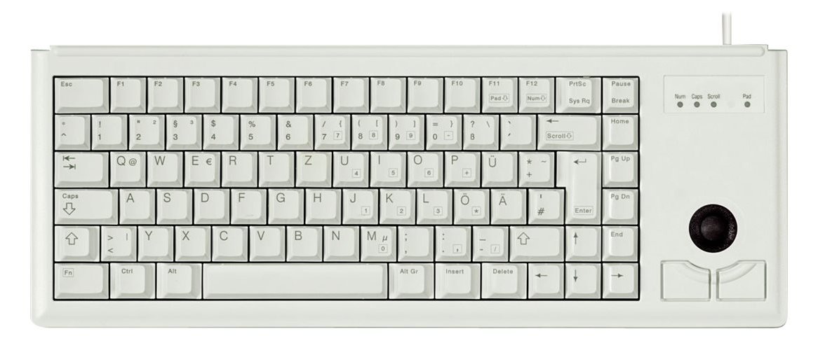 Cherry Compact-Keyboard G84-4400 - Tastatur - USB - TL: Französisch, AZERTY