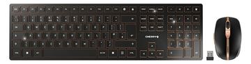 Cherry DW 9100 SLIM - Tastatur-und-Maus-Set - kabellos - TL: UK, QWERTY - schwarz von LumaTech