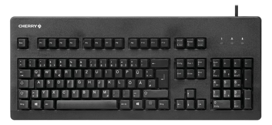 Cherry G80-3000 - Tastatur - PS/2, USB - TL: EU, QWERTY