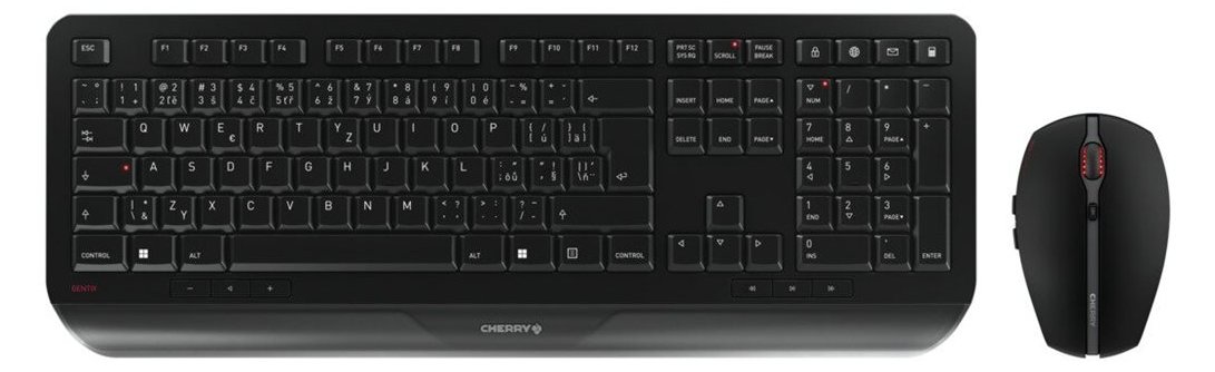 Cherry GENTIX DESKTOP - Tastatur-und-Maus-Set - TL: CZ/SK, QWERTY