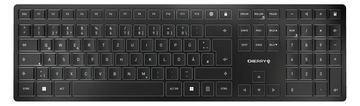Cherry KW 9100 SLIM - Tastatur - kabellos - 2.4 GHz, Bluetooth 4.0 - TL: Deutsch, QWERTZ von LumaTech