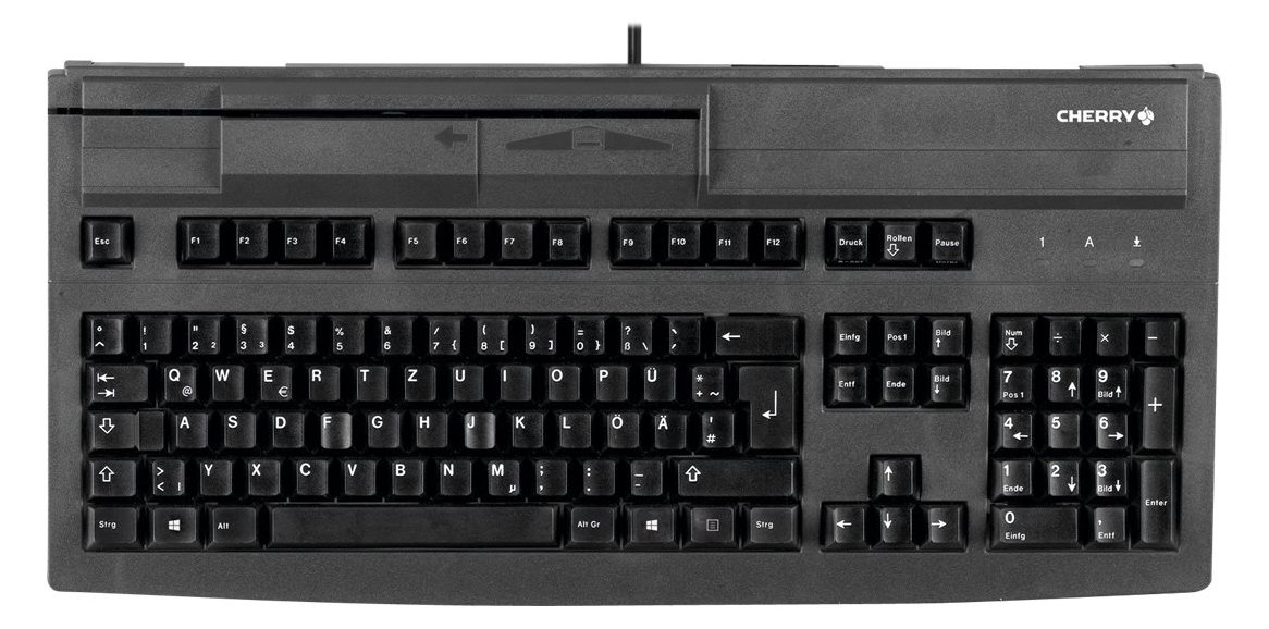 Cherry MultiBoard V2 G80-8000 - Tastatur - USB - TL: Deutsch, QWERTZ - Schwarz