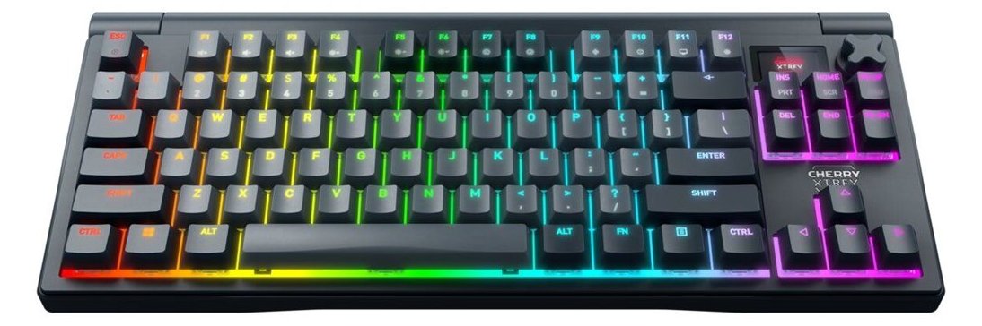 Cherry MX 8.3 Wireless RGB Red Switch DE - Tastatur - Bluetooth - TL: Deutsch, QWERTZ