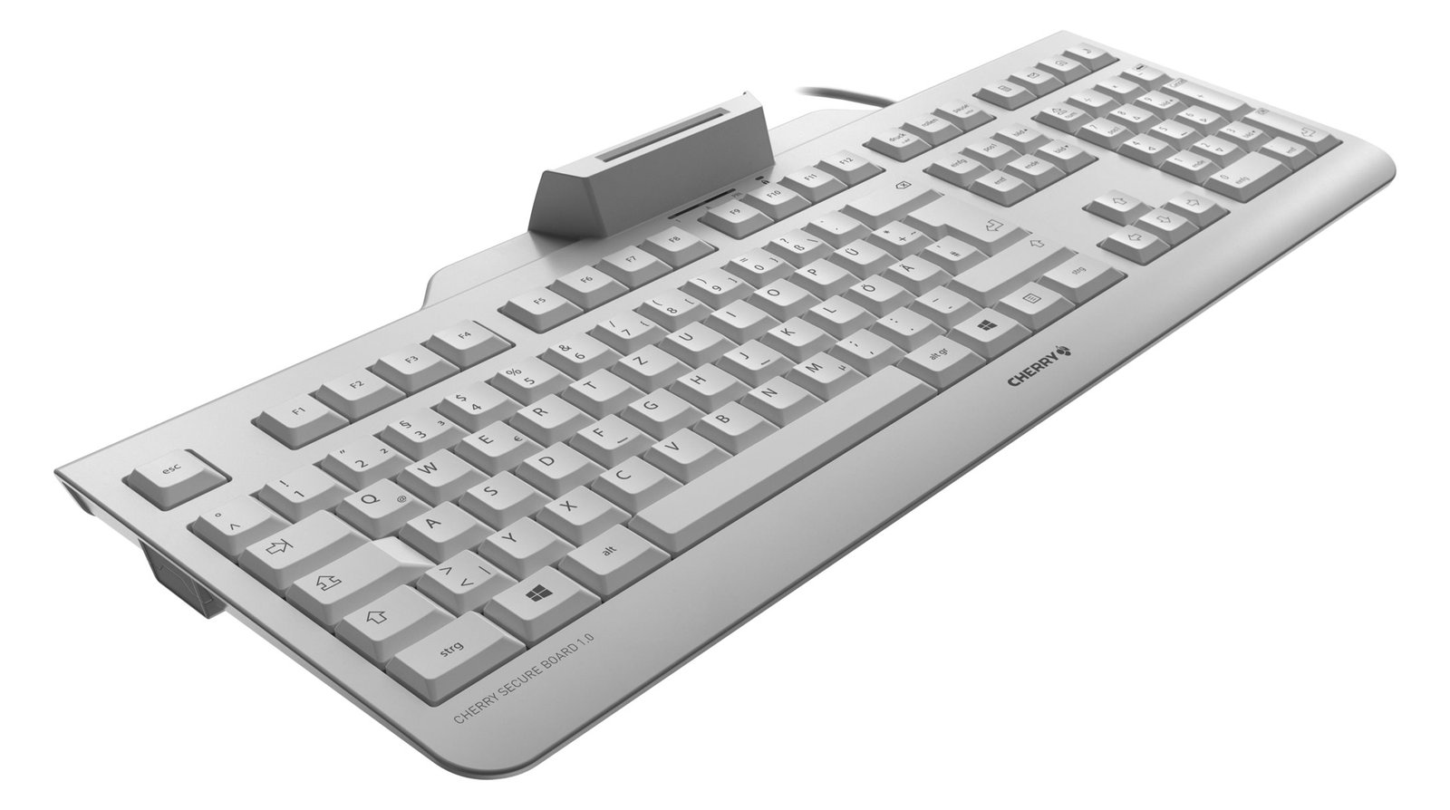 Cherry SECURE BOARD 1.0 - Tastatur - mit NFC - TL: Schweiz, QWERTZ