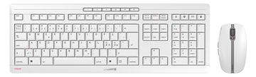 Cherry STREAM DESKTOP RECHARGE - Tastatur-und-Maus-Set - TL: Nordisch, QWERTY - grau von LumaTech