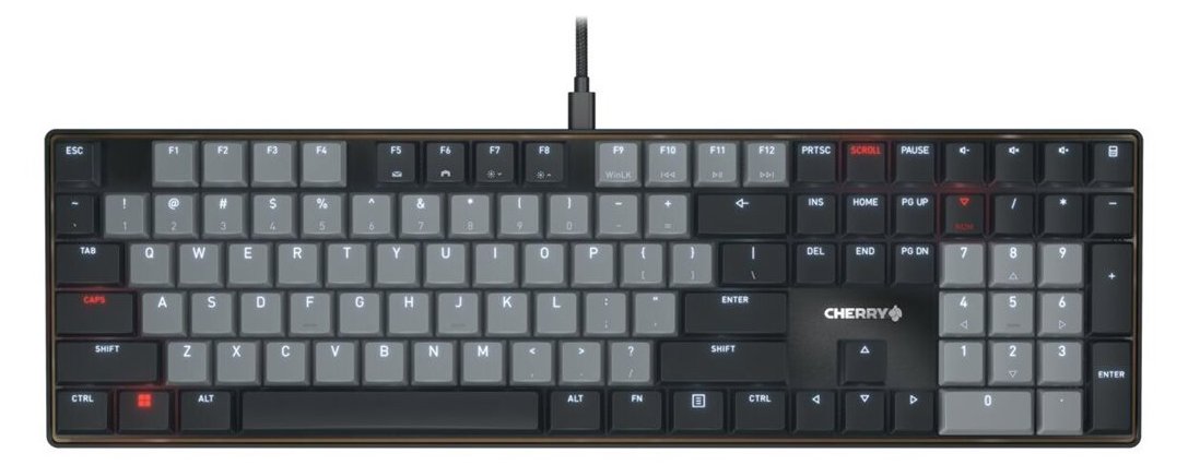 Cherry TAS KEY KC 500 Corded Mechanical MX LP 2.0 Ivory DE - TL: US, QWERTY