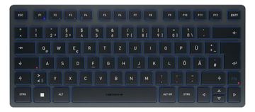 Cherry TAS KW 7100 MINI BT Wireless Slate Blue - TL: Deutsch, QWERTZ von LumaTech