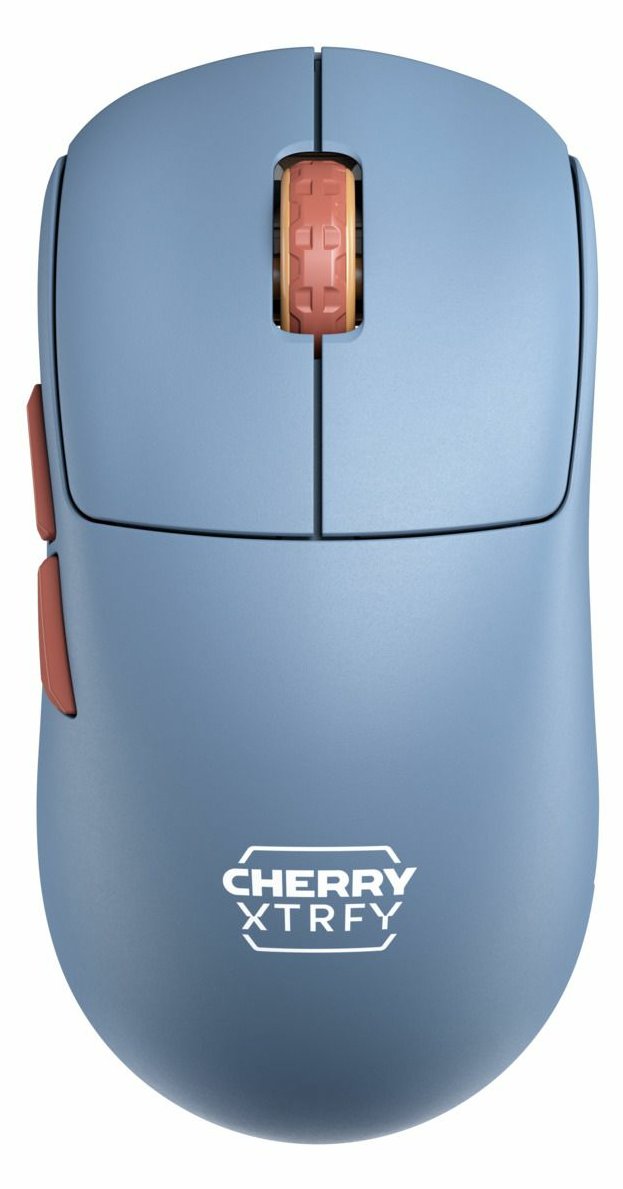 Cherry Xtrfy M68 - Maus - optisch - 5 Tasten - kabellos - blau