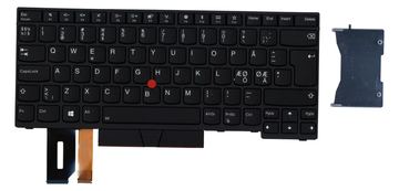 Chicony Ersatztastatur Notebook - mit Trackpoint - TL: Nordisch, QWERTY von LumaTech