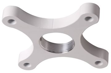 Chief Designer Ceiling Plate - For Display Mounts - White - Montagekomponente (Deckenplatte) von LumaTech