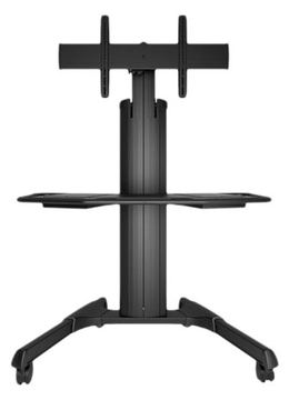 Chief Fusion Large Height Adjustable Mobile TV Cart - For Displays 42-86 - Black - Wagen - für Videokonferenzsystem von LumaTech