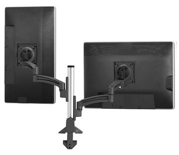 Chief Kontour Articulating Colum Dual Monitor Desk Mount - Für Displays 10-32 - Schwarz - Befestigungskit von LumaTech