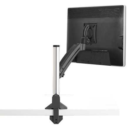 Chief Kontour Dynamic Column Single Arm Desk Mount - Single Monitor - Schwarz - Befestigungskit