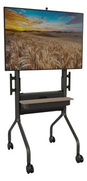 Chief Voyager Height Adjustable AV TV Cart - For LCD Displays 50-70 - Black - Wagen - für Flachbildschirm von LumaTech