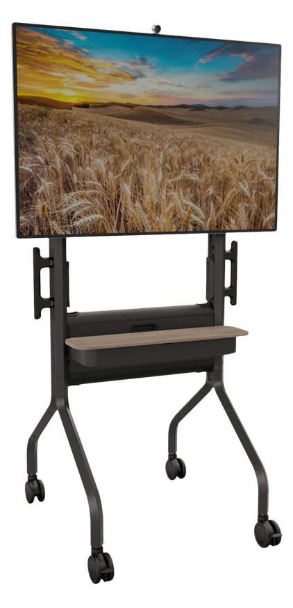 Chief Voyager Height Adjustable AV TV Cart - For LCD Displays 50-70 - Black - Wagen - für Flachbildschirm