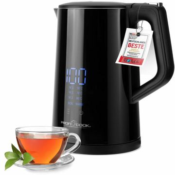Clatronic 1,7 Liter Wasserkocher mit LED Display PC-WKS 1243 von LumaTech
