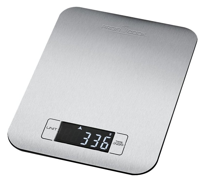 Clatronic ProfiCook PC-KW 1061 - Küchenwaage - Edelstahl/Schwarz