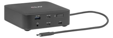 Club 3D 12-1 USB-CQuad Docking Station 2x DisplayPort HDMI 4K60Hz PD3.0100Watt Ethernet 2. von LumaTech