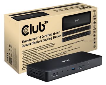 Club 3D 16-in-1 - Dockingstation - für Desktop, Laptop von LumaTech