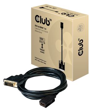 Club 3D CAC-1211 - Adapterkabel - Dual Link - DVI-D männlich zu HDMI weiblich von LumaTech