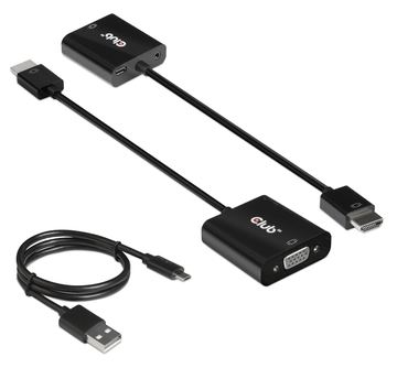 Club 3D CAC-1302 - Videoadapter - HDMI männlich zu HD-15 (VGA) von LumaTech