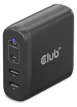 Club 3D CAC-1912EU - Universal - Drinnen/Draußen - 100-240 V - 50-60 Hz - 100 W - 5-20 V von LumaTech