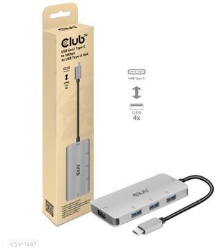 Club 3D CSV-1547 - Hub - 4 x USB 3.1 Gen 2 von LumaTech