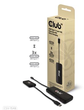 Club 3D CSV-1548 - Hub - 4 x USB 3.1 Gen 2 von LumaTech