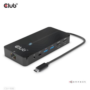 Club 3D CSV-1595 - Dockingstation - USB-C 3.2 Gen 1 von LumaTech