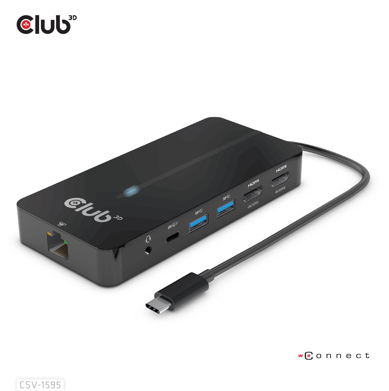 Club 3D CSV-1595 - Dockingstation - USB-C 3.2 Gen 1