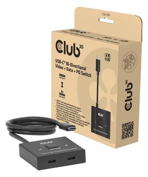 Club 3D CSV-2511 - Video-Schalter - bidirektional, + Daten + PD von LumaTech