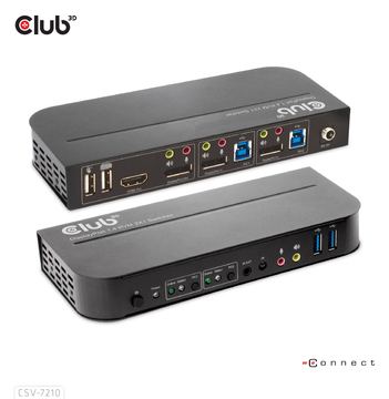 Club 3D CSV-7210 - KVM-/Audio-Switch - 2 x KVM/Audio von LumaTech