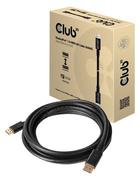 Club 3D DisplayPort-Kabel - DisplayPort (M) - zu DisplayPort (M) - DisplayPort 1.4 - 4 m - Schwarz von LumaTech
