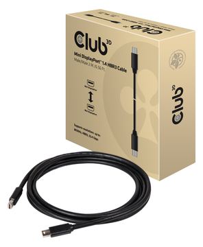 Club 3D DisplayPort-Kabel - Mini DisplayPort (M) - bis Mini DisplayPort (M) - 2 m - eingerastet von LumaTech