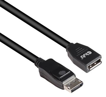 Club 3D DisplayPort-Verlängerungskabel - DisplayPort (M) - zu DisplayPort (W) - DisplayPort 1.4 - 2 m - 8K Unterstützung von LumaTech