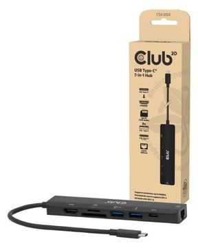 Club 3D Dockingstation - 7 in 1 Hub USB-C* - Digital/Daten - Digital/Display/Video von LumaTech