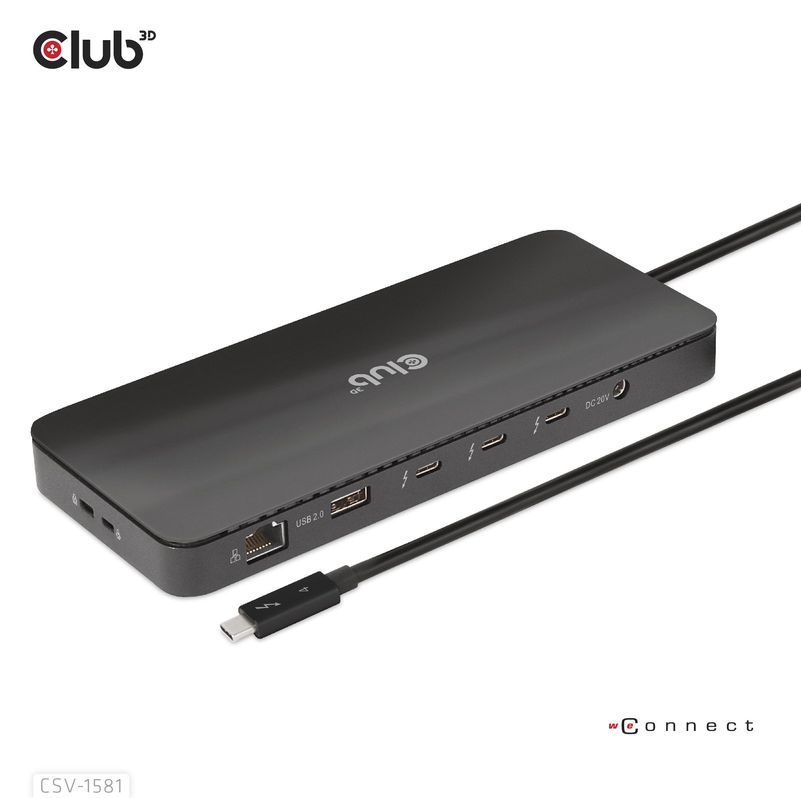 Club 3D Dockingstation - USB-C / Thunderbolt 3 / Thunderbolt 4